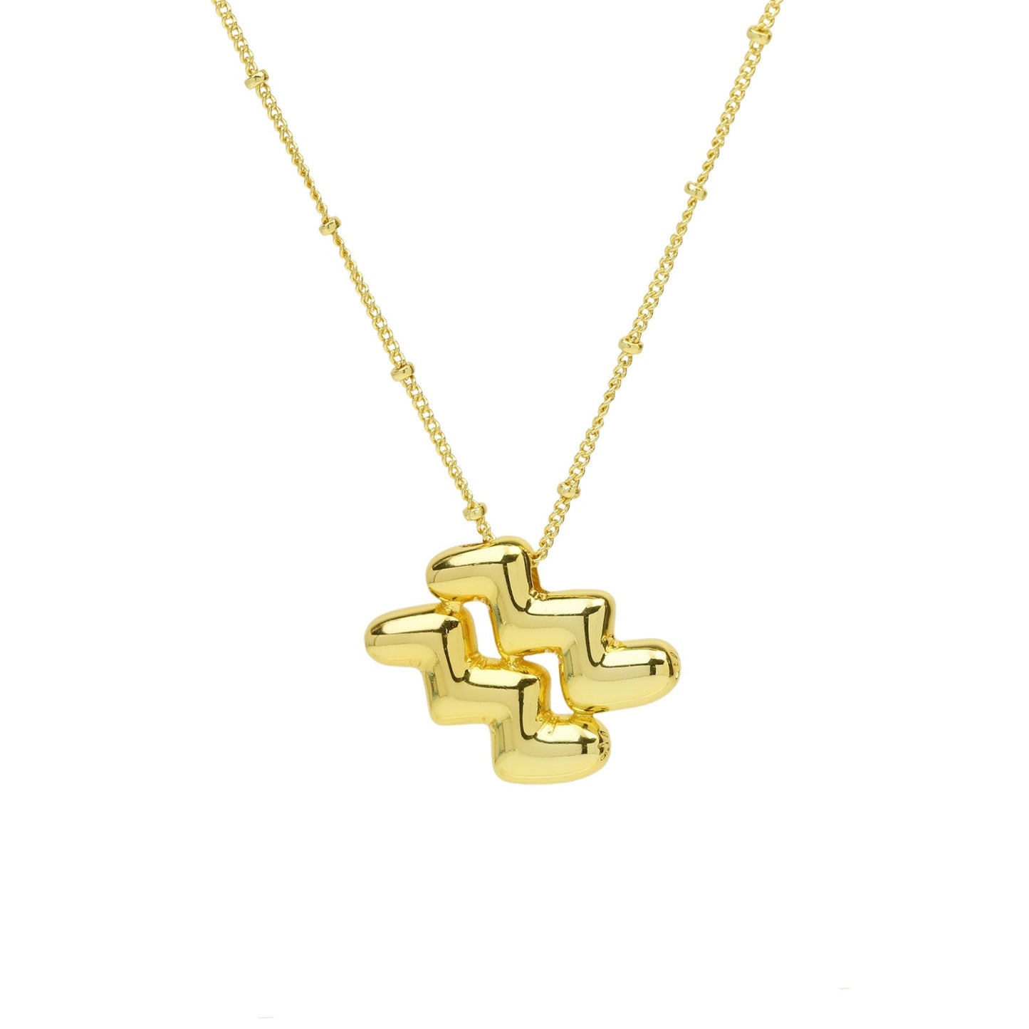 AQUARIUS BALLOON NECKLACE | 18K Gold Plated