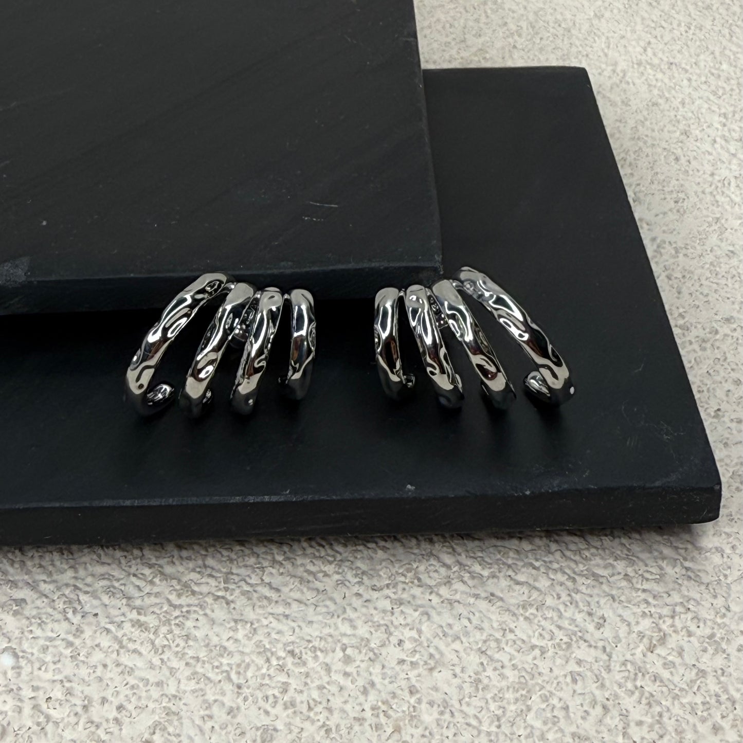 ZARIA Earrings | White Rhodium Plated