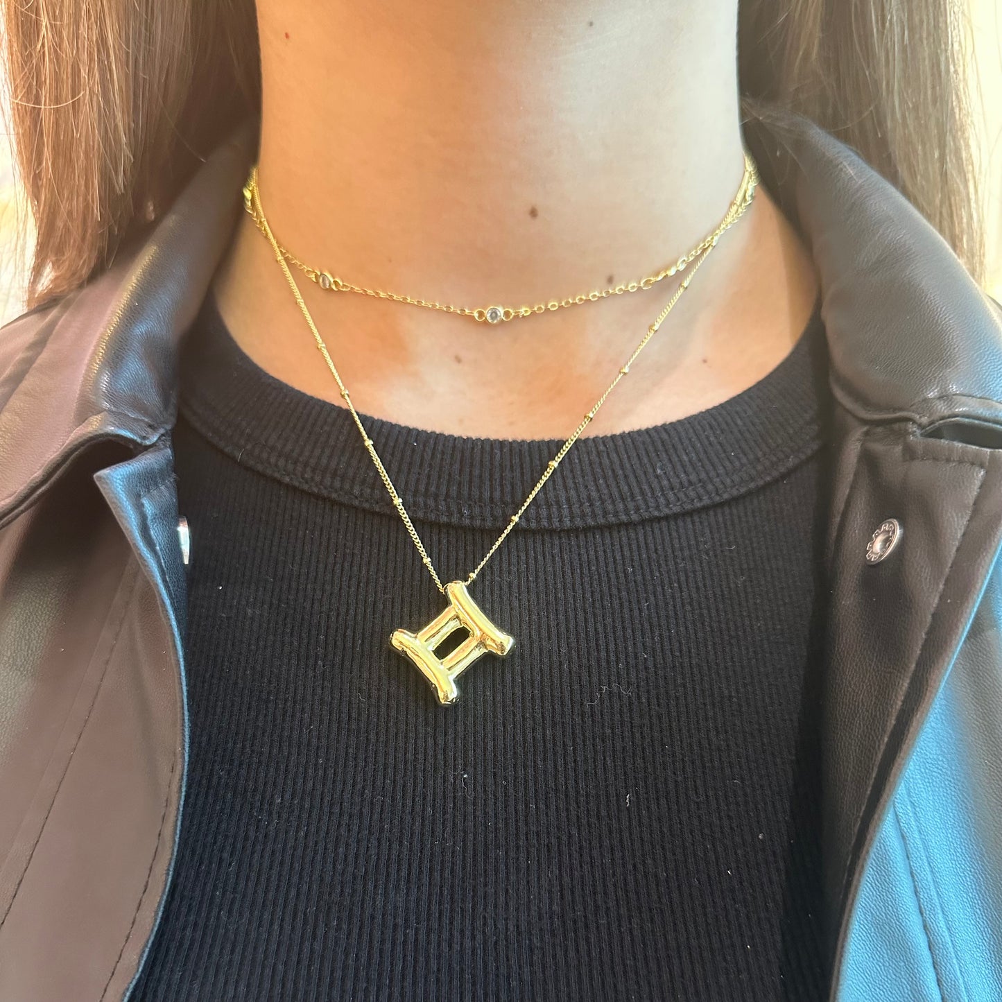 GEMINI BALLOON NECKLACE | 18K Gold Plated