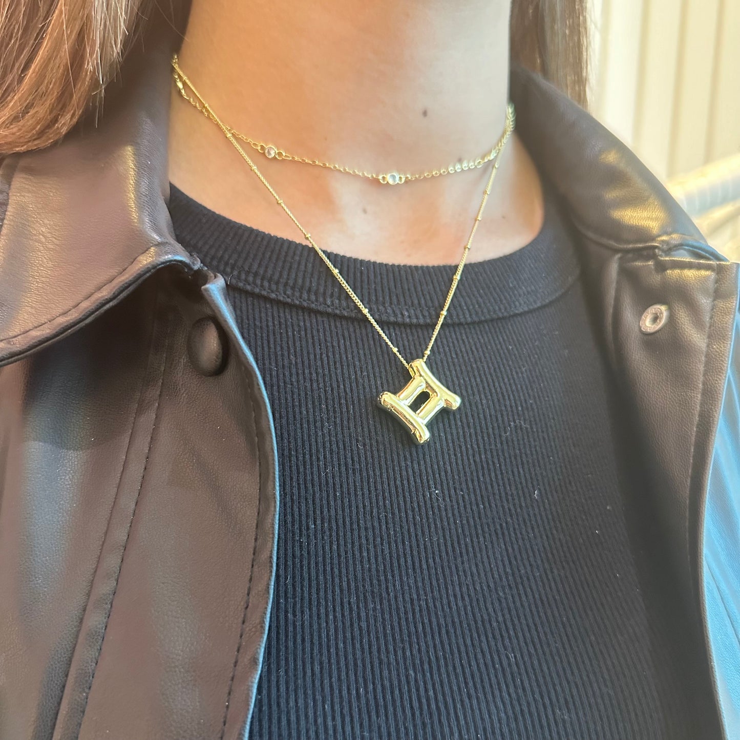 GEMINI BALLOON NECKLACE | 18K Gold Plated