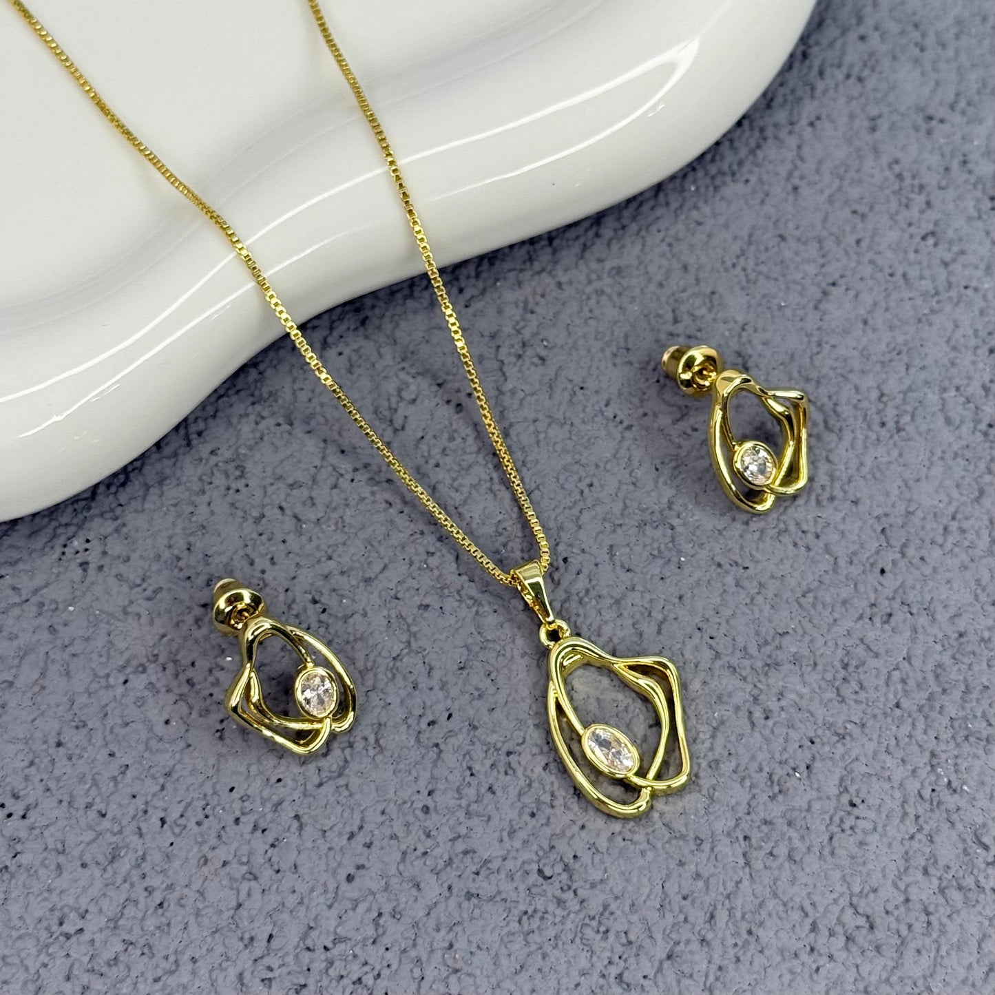 LIRA Set | 18K Gold Plated