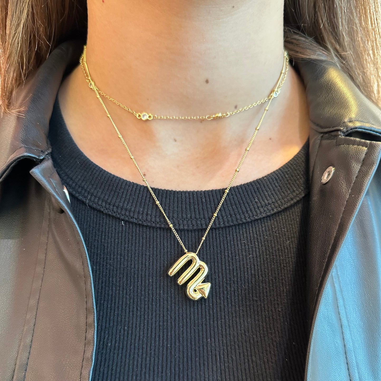 SCORPIO BALLOON NECKLACE | 18K Gold Plated