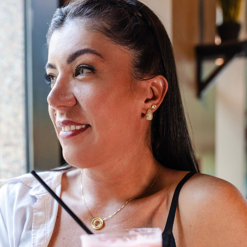 CIRCLE TRIO EARRINGS | 18K Gold Plated