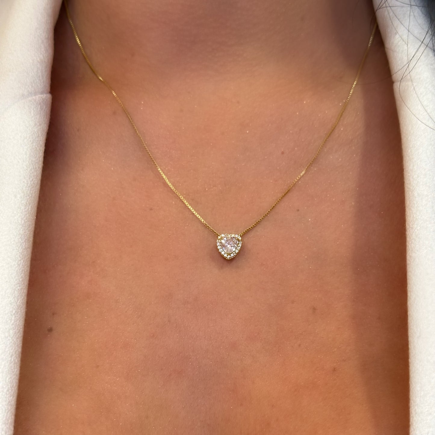 PRINCESS HEART SET | Double 18K Gold Plated