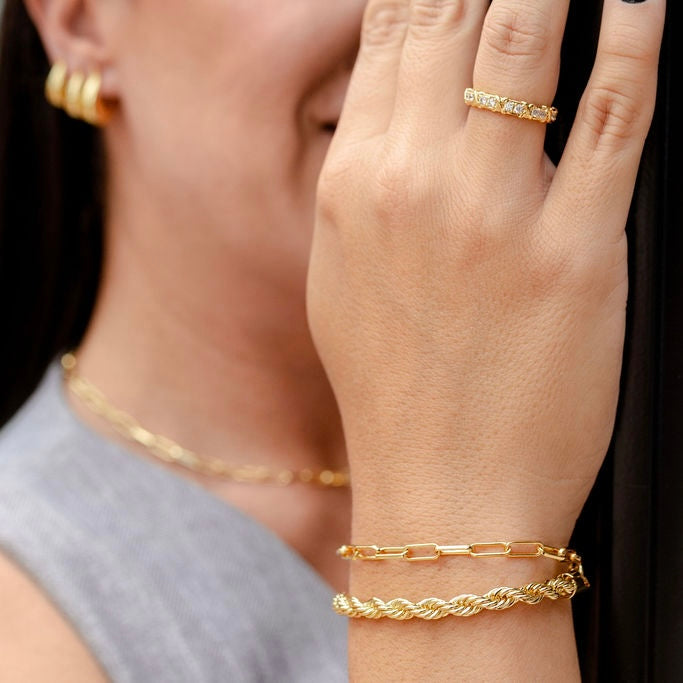 VIVELLE Ring | 18K Gold Fourfold Plated