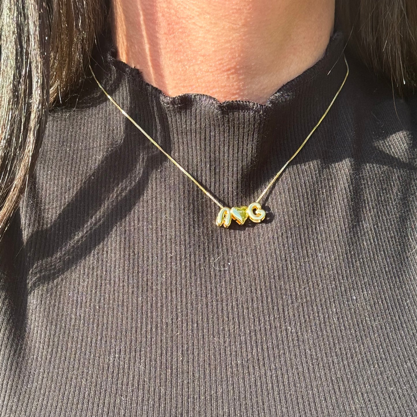 Perfect Match - PUFFY LETTERS | 18k Gold Plated