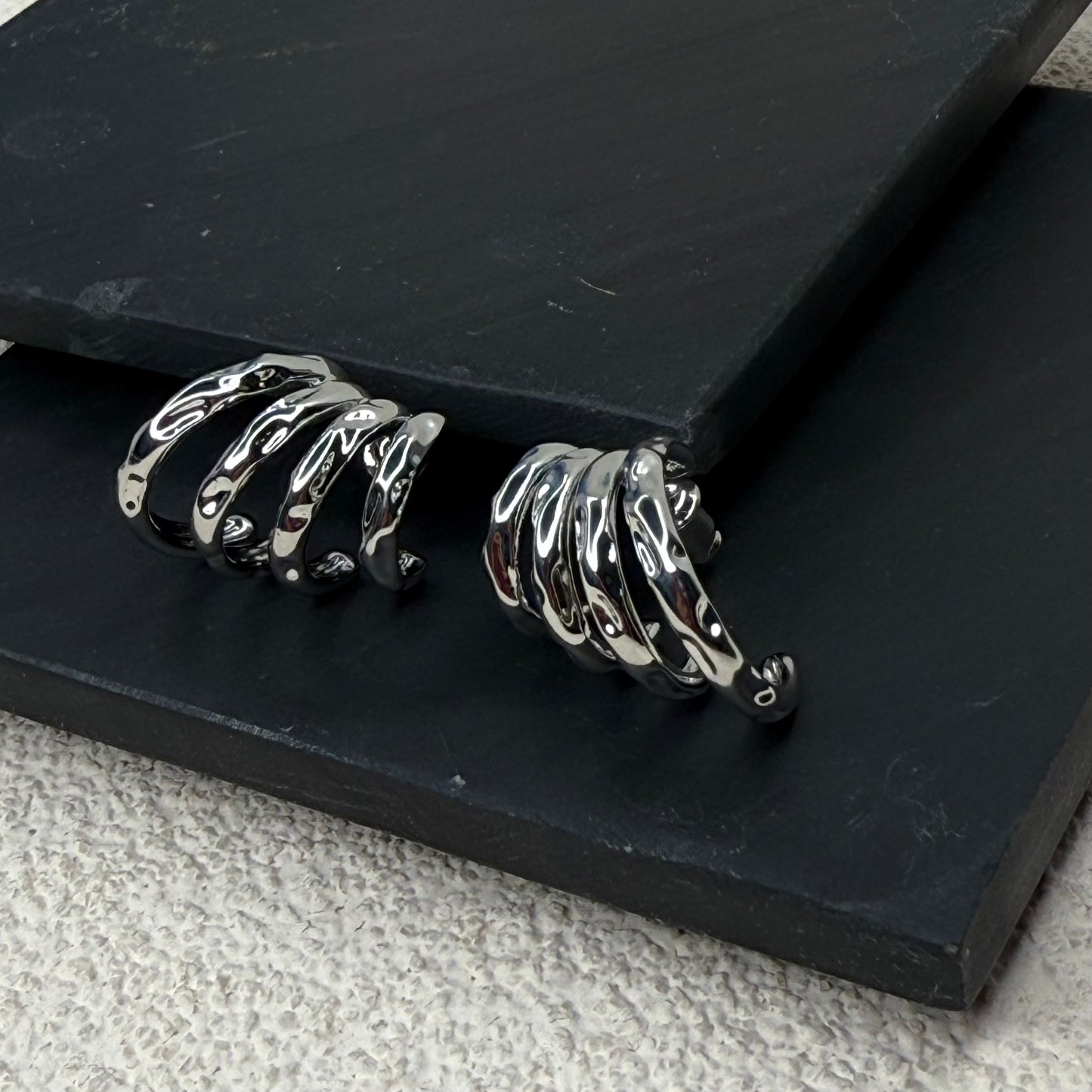 ZARIA Earrings | White Rhodium Plated