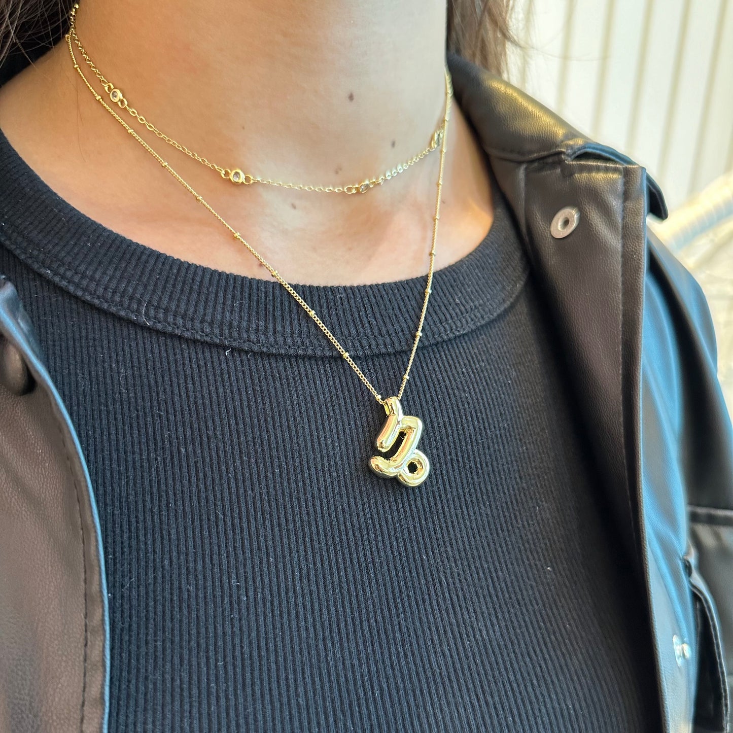 CAPRICORN BALLOON NECKLACE | 18K Gold Plated