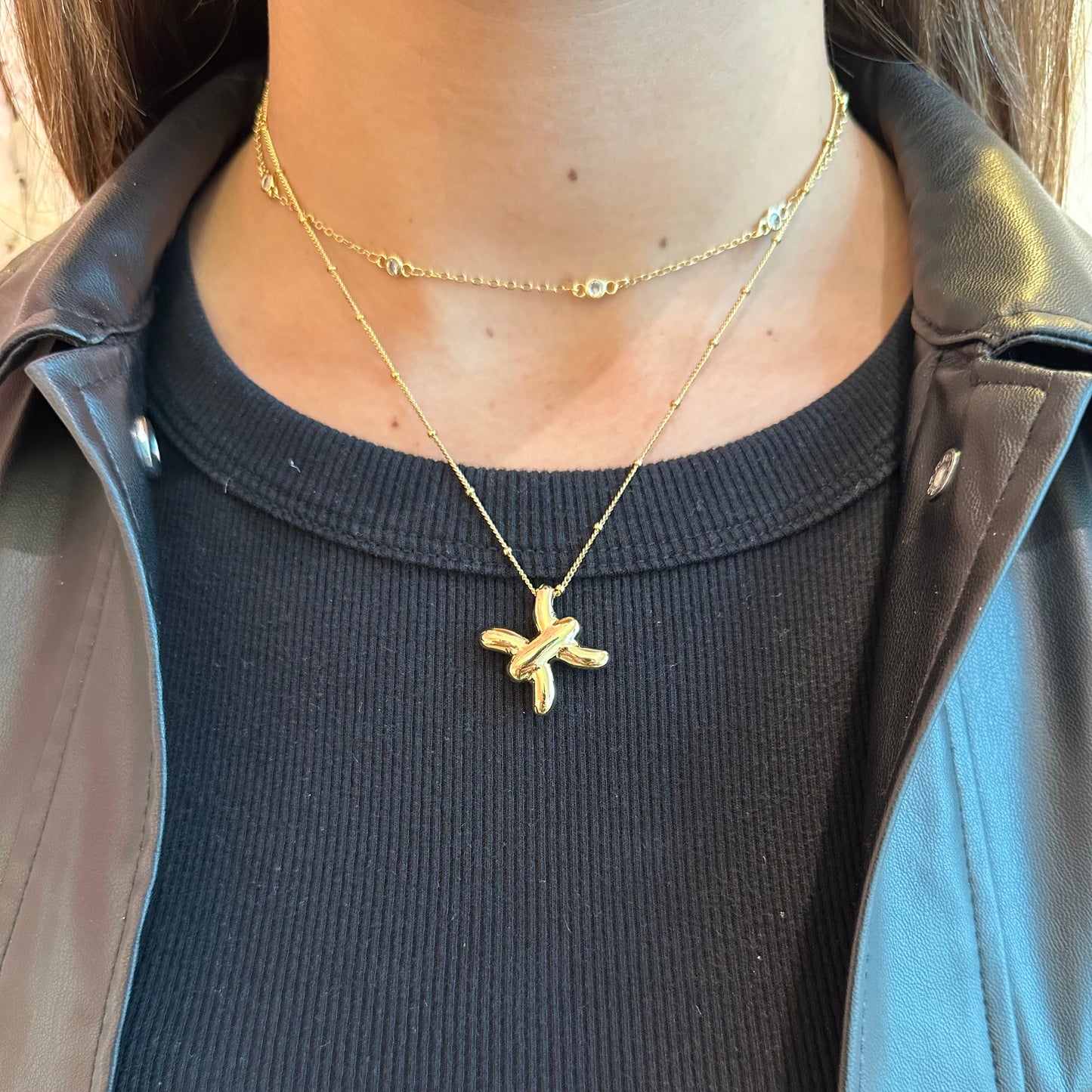PISCES BALLOON NECKLACE | 18K Gold Plated