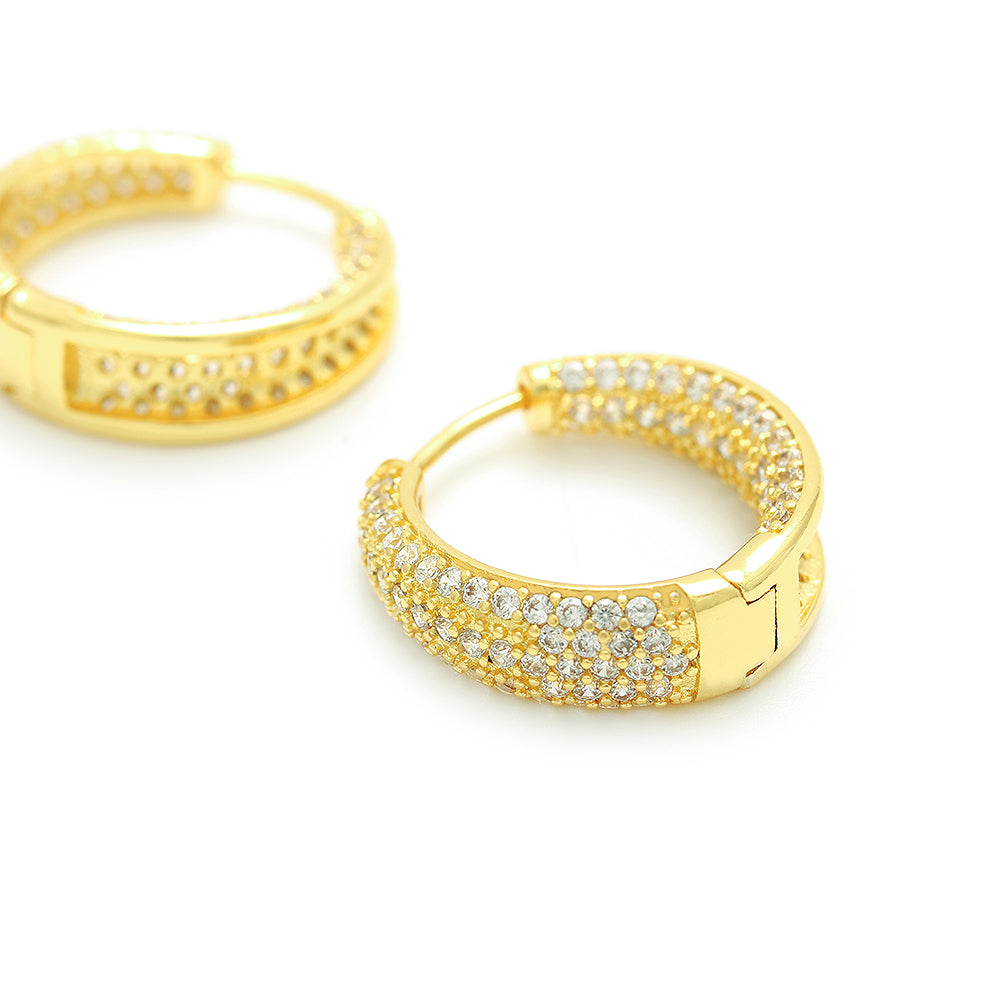 BOSS HOOPS EARRINGS | 18K Gold Plated