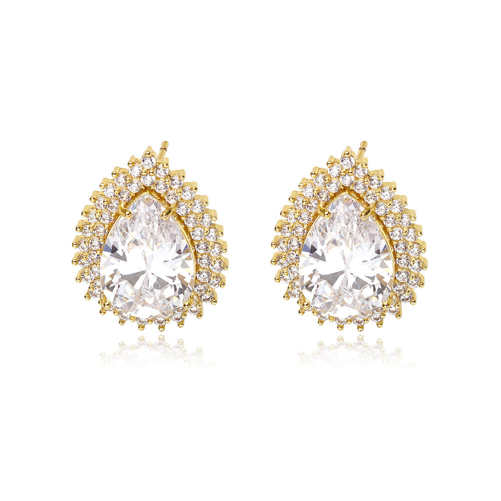 LUXURIOUS DROP SET | Double 18K Gold Plated