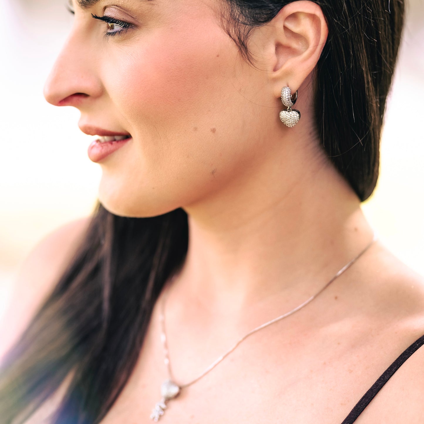BOY NECKLACE | Double White Rhodium Plated