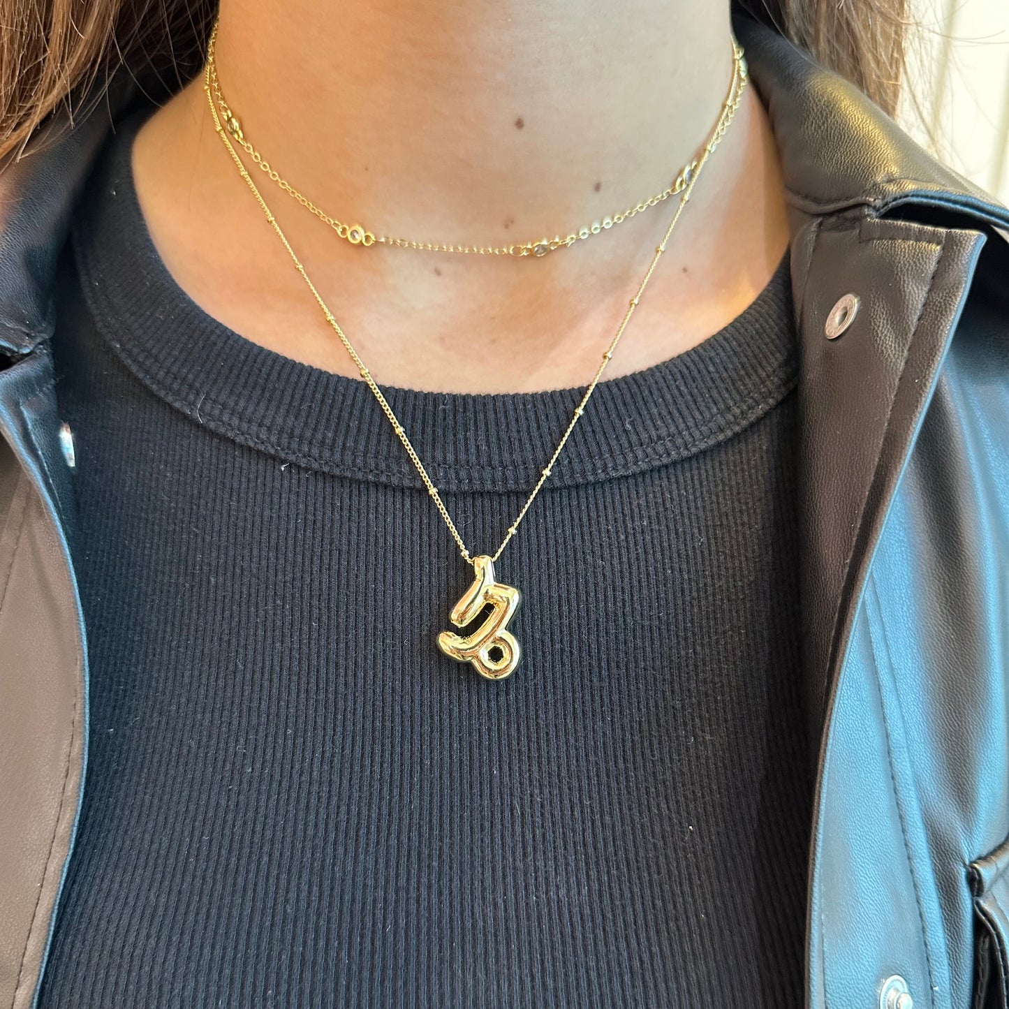 CAPRICORN BALLOON NECKLACE | 18K Gold Plated