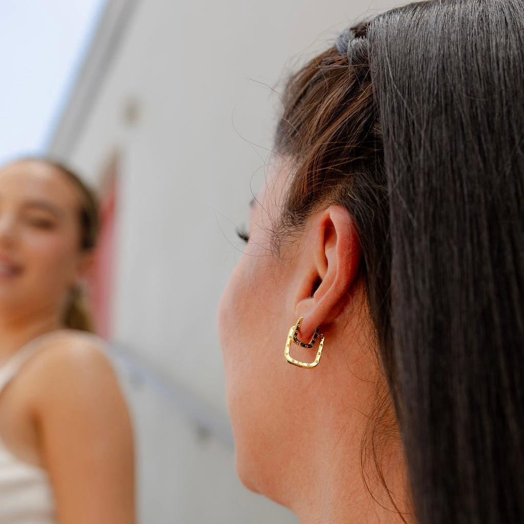 LUNELLE Hoop Trio | 18K Gold Plated