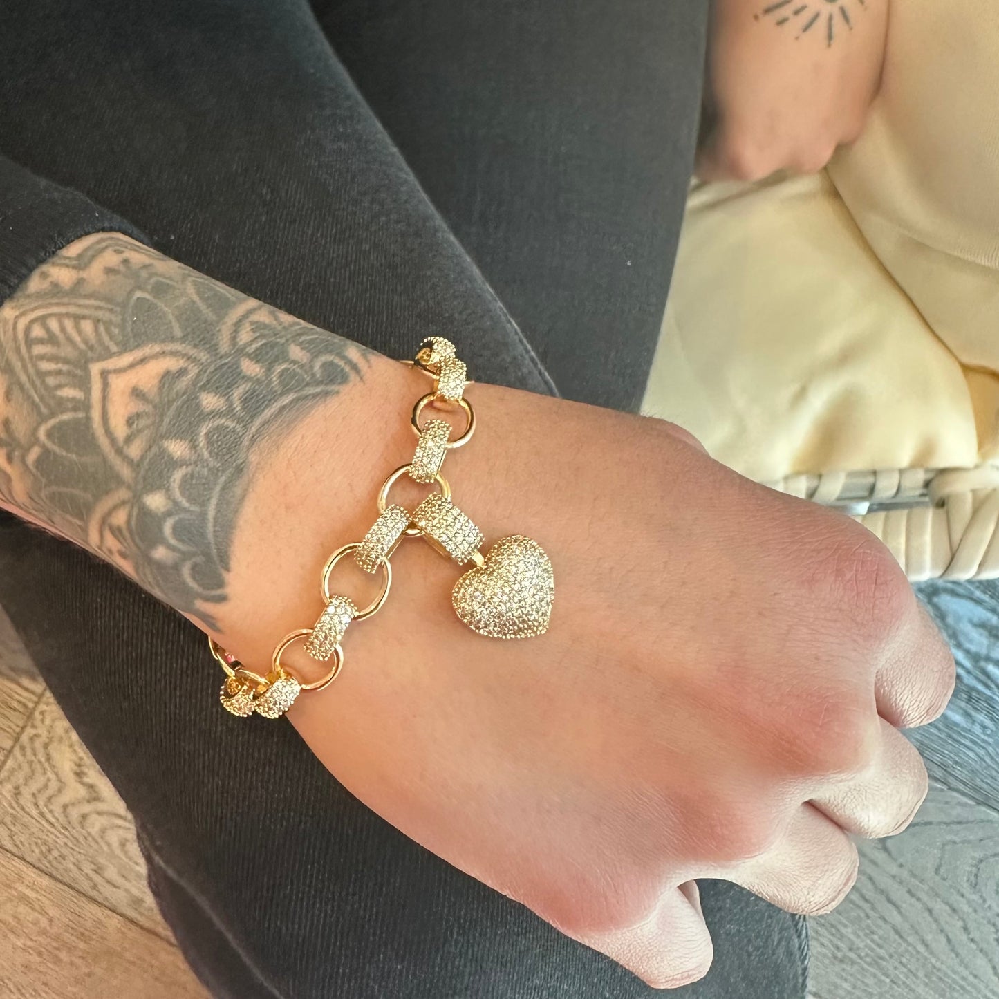 QUEEN HEART BRACELET | 18K Gold Plated