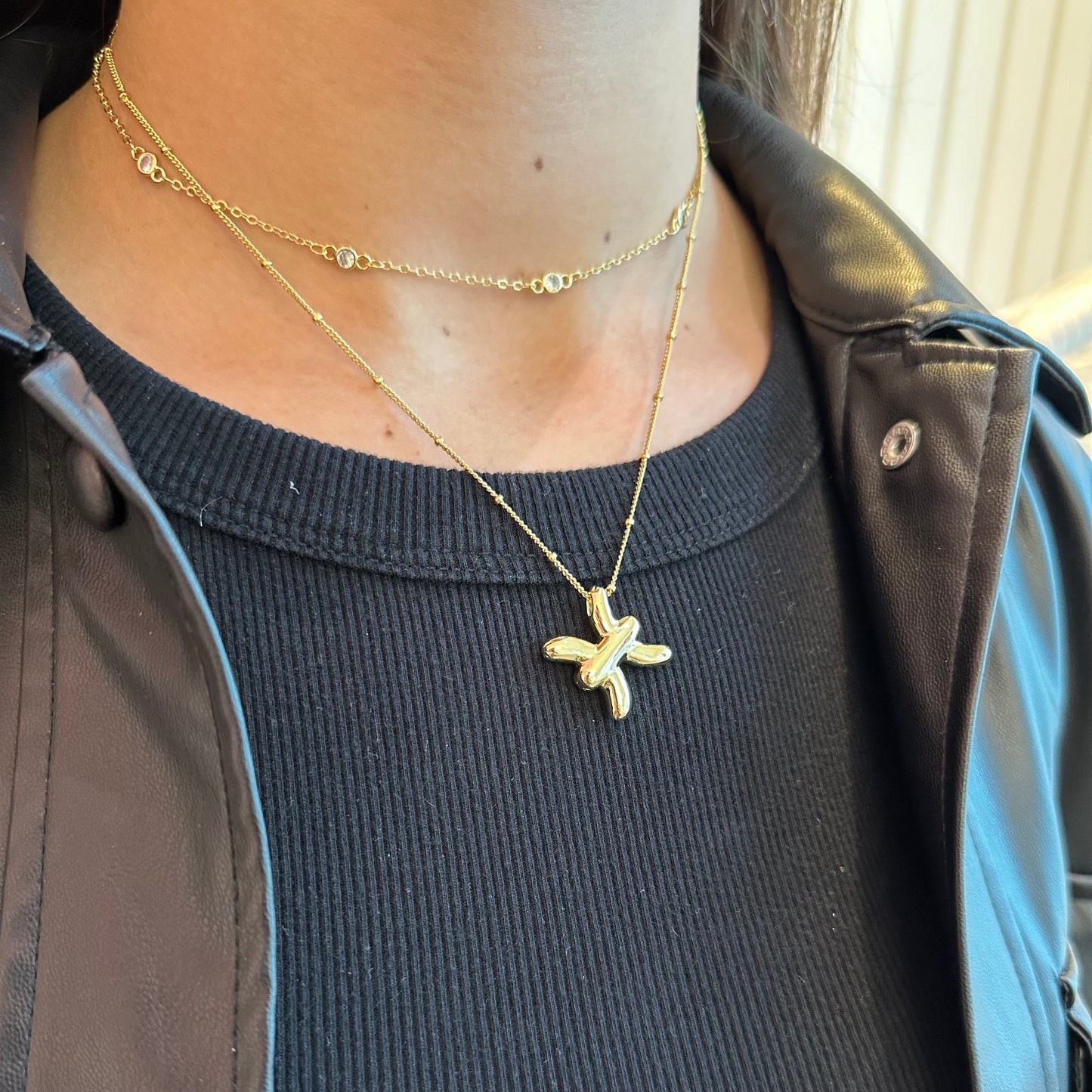 PISCES BALLOON NECKLACE | 18K Gold Plated