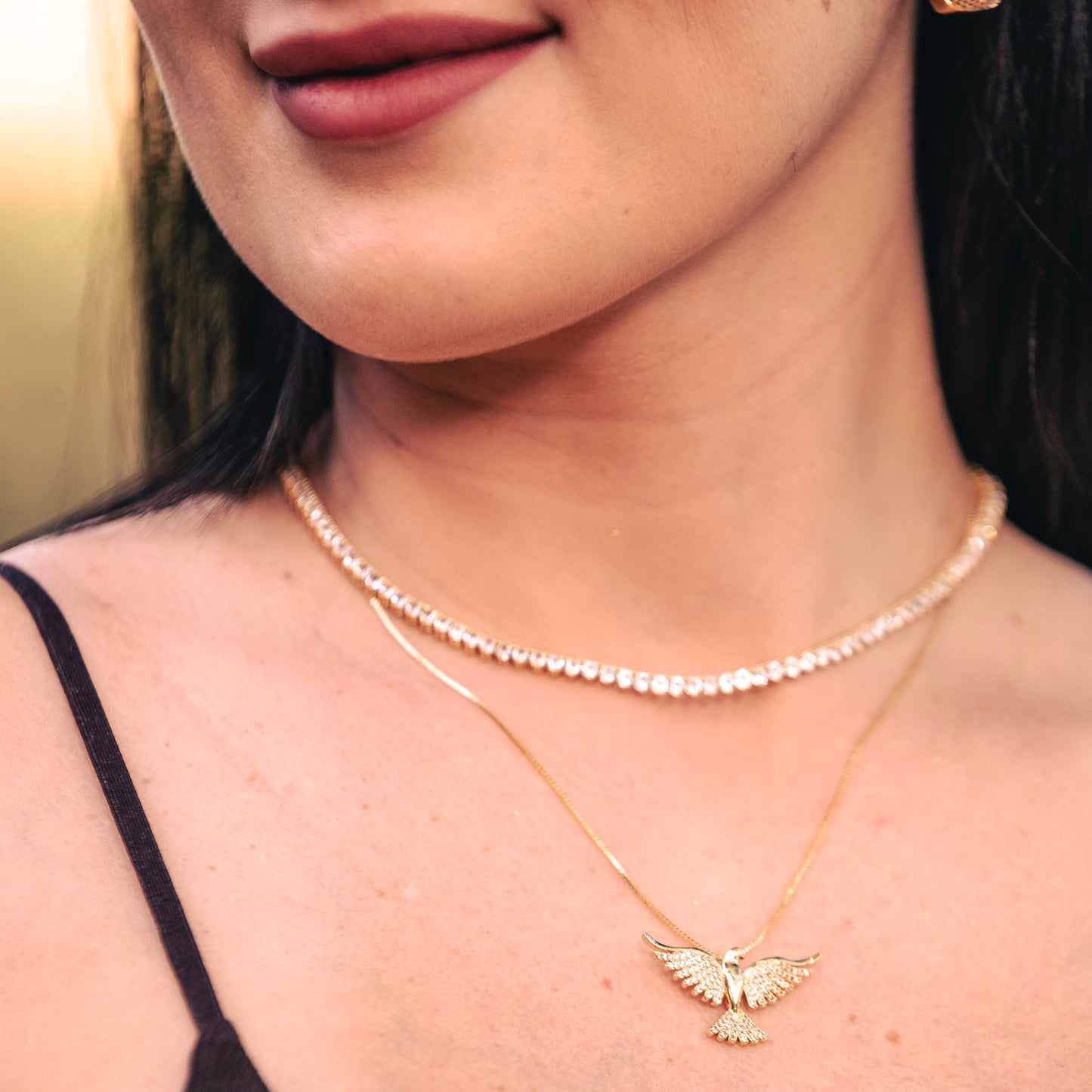 HOLY SPIRIT NECKLACE | Double 18K Gold Plated.