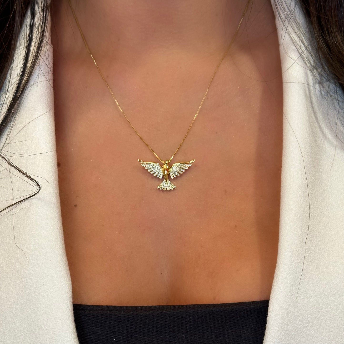 HOLY SPIRIT NECKLACE | Double 18K Gold Plated.