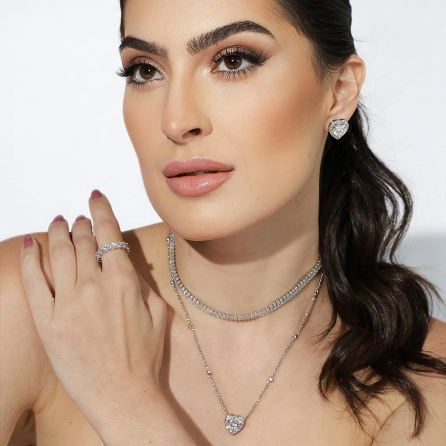 TREND RING | White Gold Double Plated