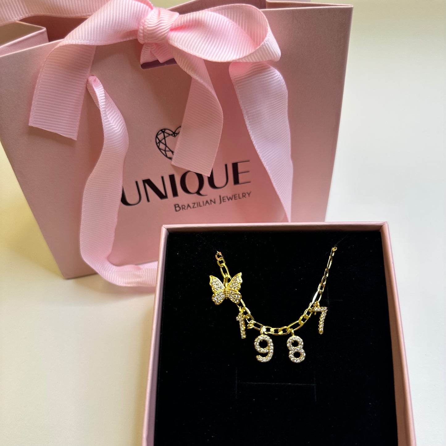 Numbers DIY pendants | A - Z | 18K Gold Plated