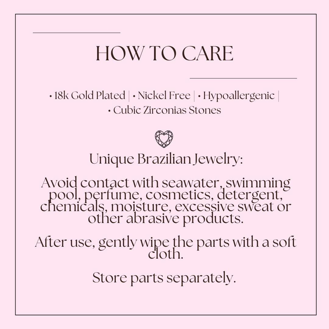 Little Balls Long Necklace Chain 24" Inches | 18k Gold Plated - Unique Brazilian Jewelry