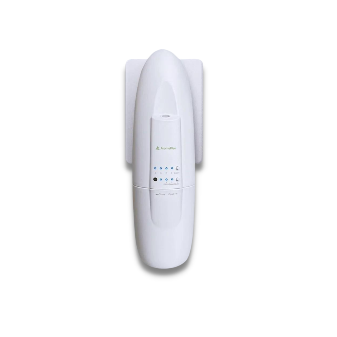 Jcloud Smart Waterless Essential Oil Diffuser, Professional Scent Air Machine with Nebulizing Tech, Plug-in Wall Diffuser for Essential Oils 100ml, Portable, Waterless Aromatherapy Diffuser for Home