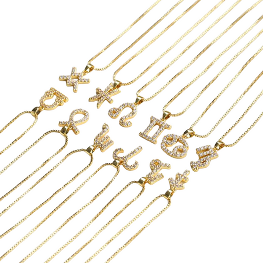 Zodiac Necklace | 18K Gold Plated