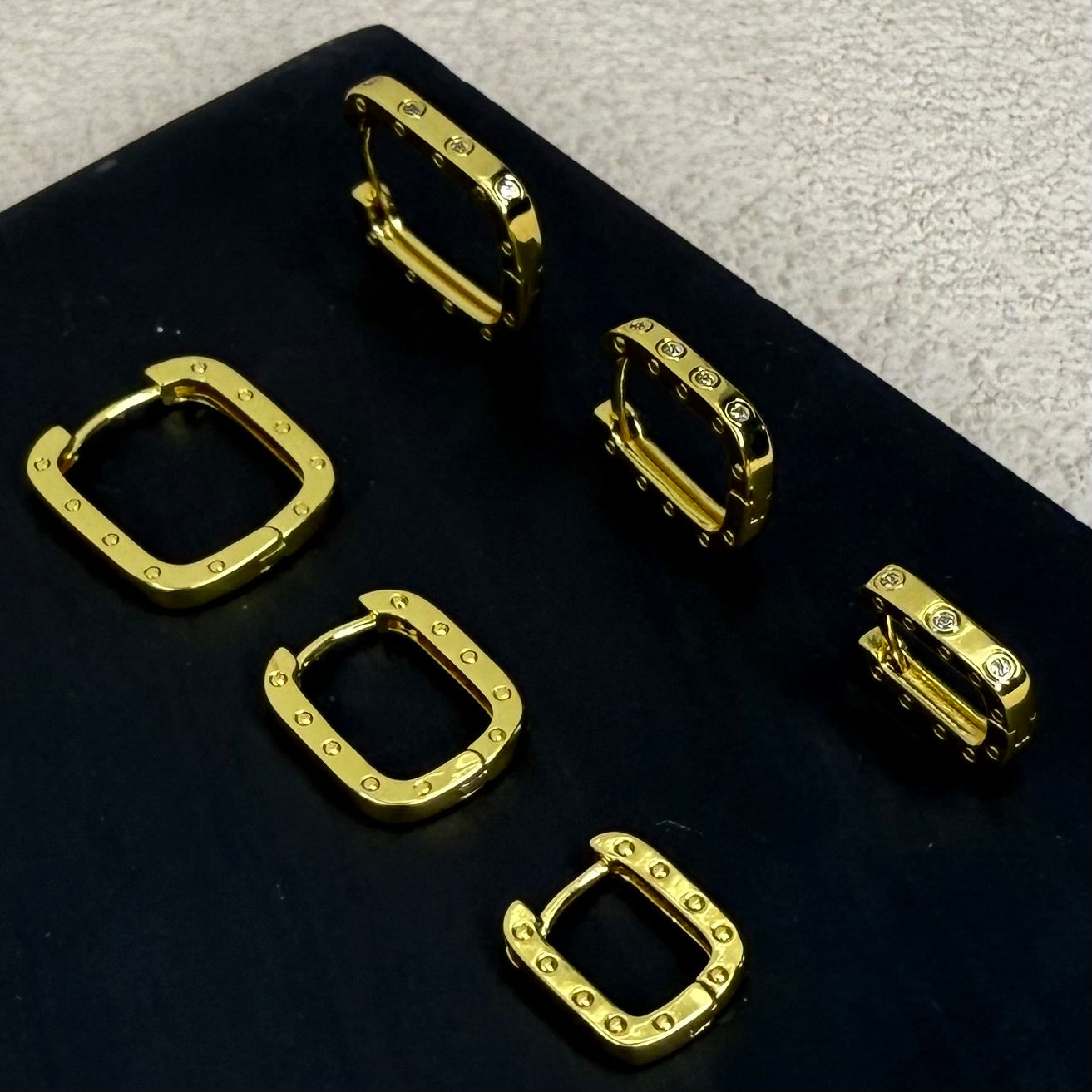 LUNELLE Hoop Trio | 18K Gold Plated
