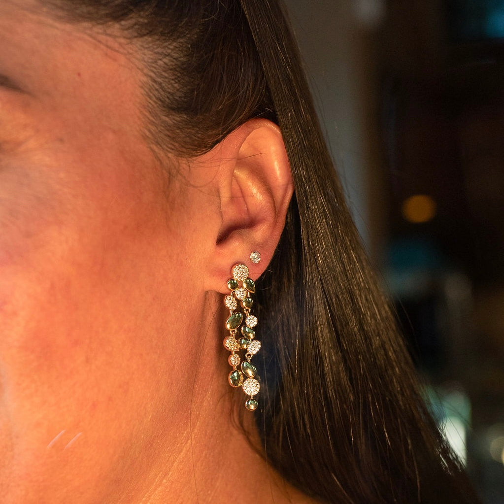 AURIA Cascade Earrings | 18K Gold Plated