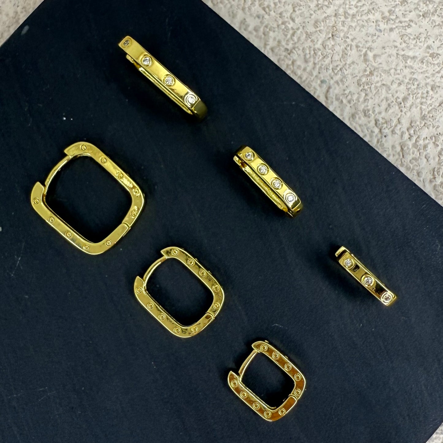 LUNELLE Hoop Trio | 18K Gold Plated