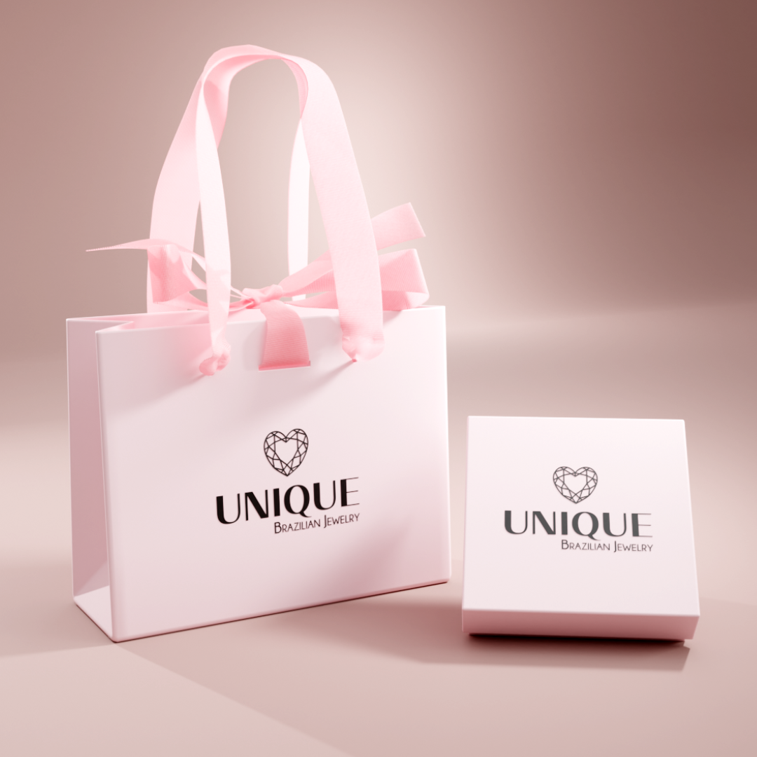 Perfect Match - 3D LETTERS | White Rhodium Plated
