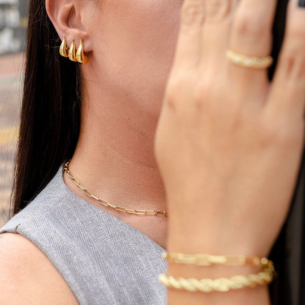 NOA Hoop Trio | 18K Gold Plated