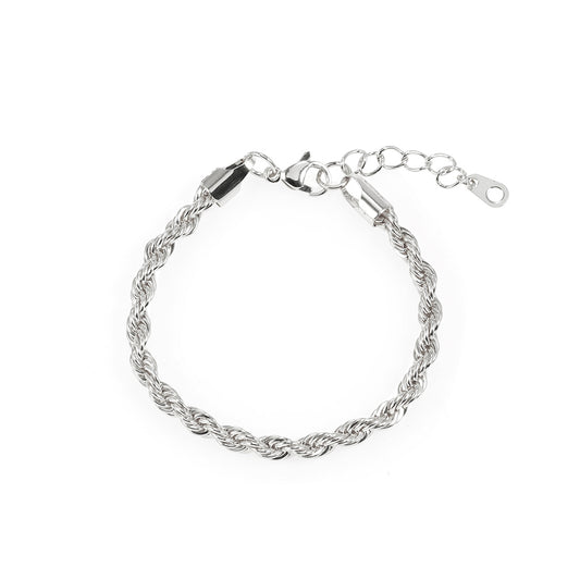 CIRA Bracelet | White Rhodium Plated