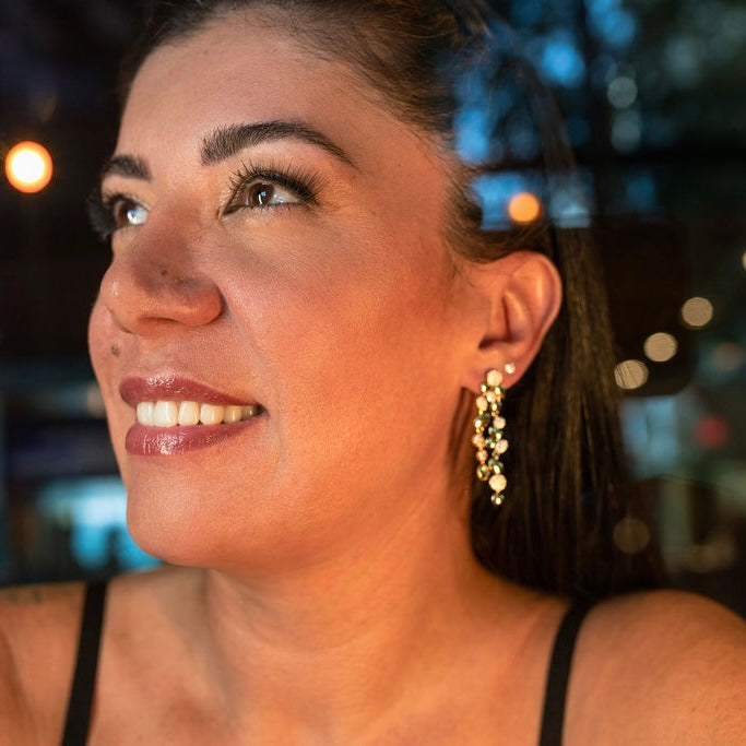 AURIA Cascade Earrings | 18K Gold Plated