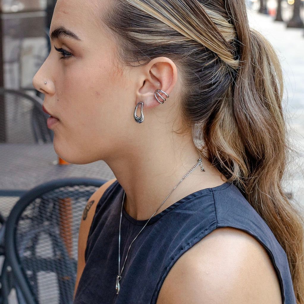 ALVA Set | White Rhodium Plated