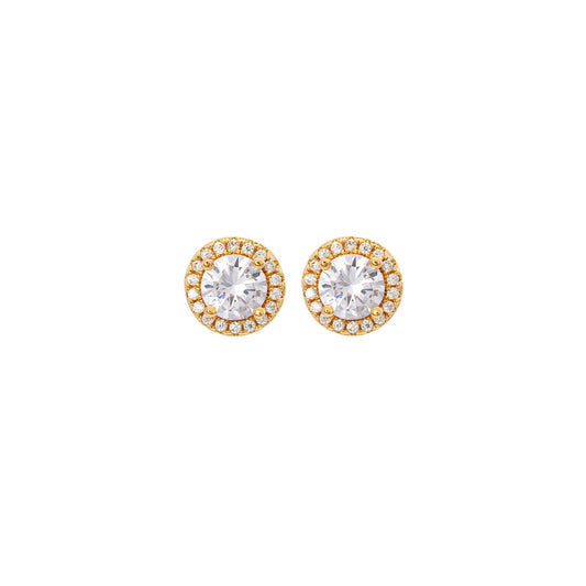 FANCY STUD EARRINGS | 18K Gold Plated