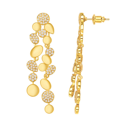 AURIA Cascade Earrings | 18K Gold Plated
