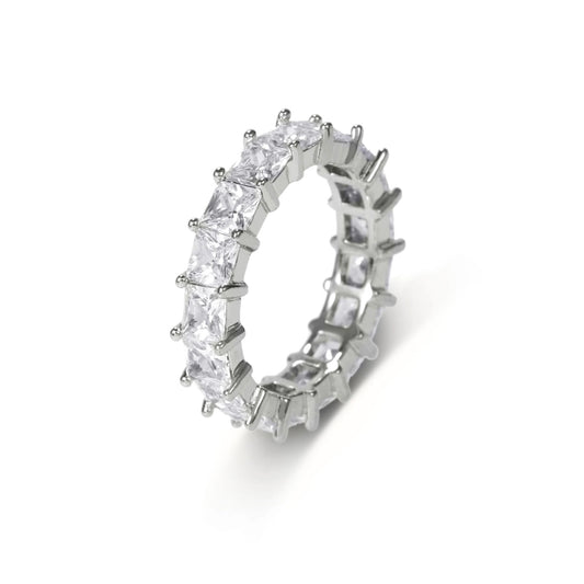 TREND RING | White Gold Double Plated